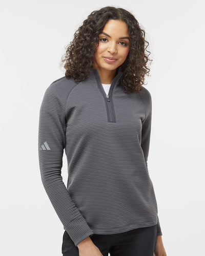[NEW] Adidas Women's Spacer Quarter-Zip Pullover