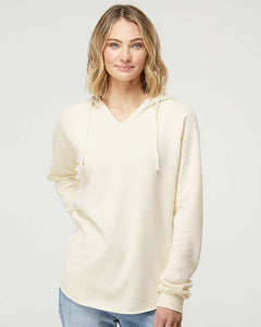 [NEW] Independent Trading Co. Women’s Lightweight California Wave Wash Hooded Sweatshirt