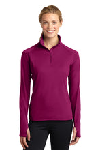 Sport-Tek® Ladies Sport-Wick® Stretch 1/4-Zip Pullover