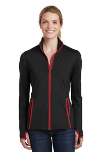 Sport-Tek® Ladies Stretch Contrast Full-Zip Jacket
